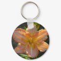 Orange Daylily Keychain keychain