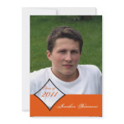 Orange Diamond Class Graduation Announcement