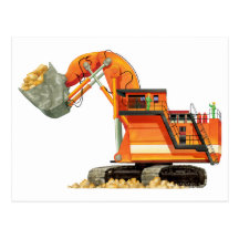 Orange Digger Post Cards