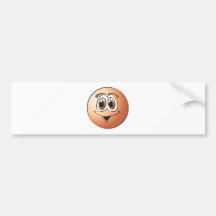 Orange Dot Bumper Sticker