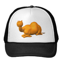Orange Dromedary Trucker Hat