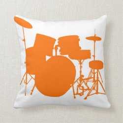 Orange drums pillows