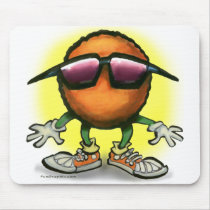 Orange Dude mousepads by FunGraphix Orange Dude mousepads