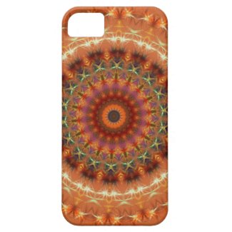 Orange Earth Mandala iPhone 5 CaseMate Case