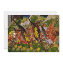 Orange Elaborate display in front of a restaurant, Personalized Invitations