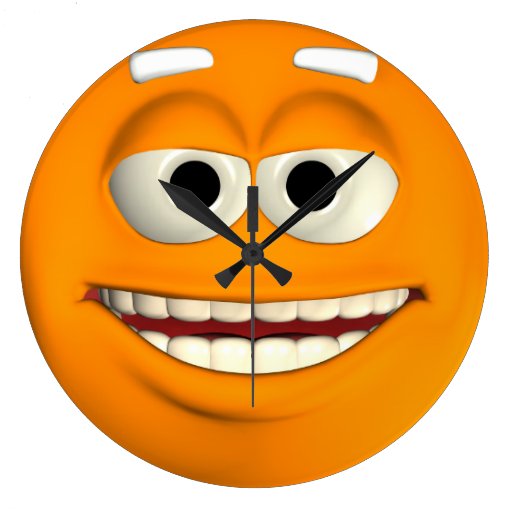 Orange Emoticon