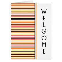 Orange Employee Welcome to the Team Card