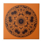 Orange Esher Disk Tile