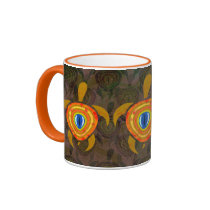 Orange Eye Turtle Mugs