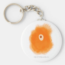 Orange EyeBall Critter Keychains