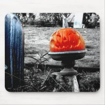 Orange Face Mousepads