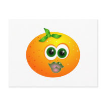 Orange Face postcards