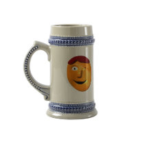 Orange face smiley giving you a wink mugs by SmileyFaceStore Orange face smiley giving you a wink mugs