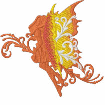 Orange Fairy embroidered shirts