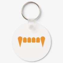 Orange Fangs Keychain