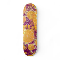 Orange Festival Skateboard by andreacreations Orange Festival Skateboard