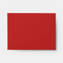 Orange fire paisley monogram envelope