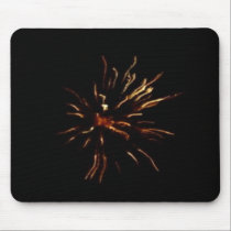 Orange Firework mousepads