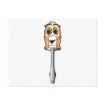 Orange Flathead Screwdriver Post Cards