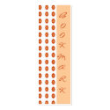 Orange Flower BookMarks business cards by DonnaGrayson Orange Flower BookMarks business cards