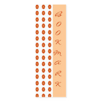 Orange Flower BookMarks profile cards