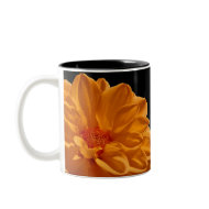 Orange Flower Burst mug