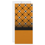 orange  flower diamonds full color rack card