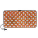 Orange Flower Doodle Speaker