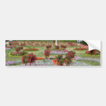 Orange Flower garden, Devon, England flowers Bumper Sticker