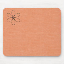 Orange Flower mousepads