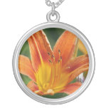 Orange Flower Necklace necklaces