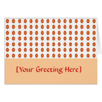 orange flower pattern cards by DonnaGrayson orange flower pattern cards