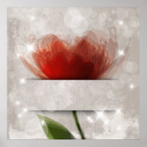 Orange Flower Poster