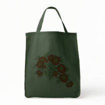 Orange Flowers bags