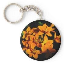Orange Flowers Keychain