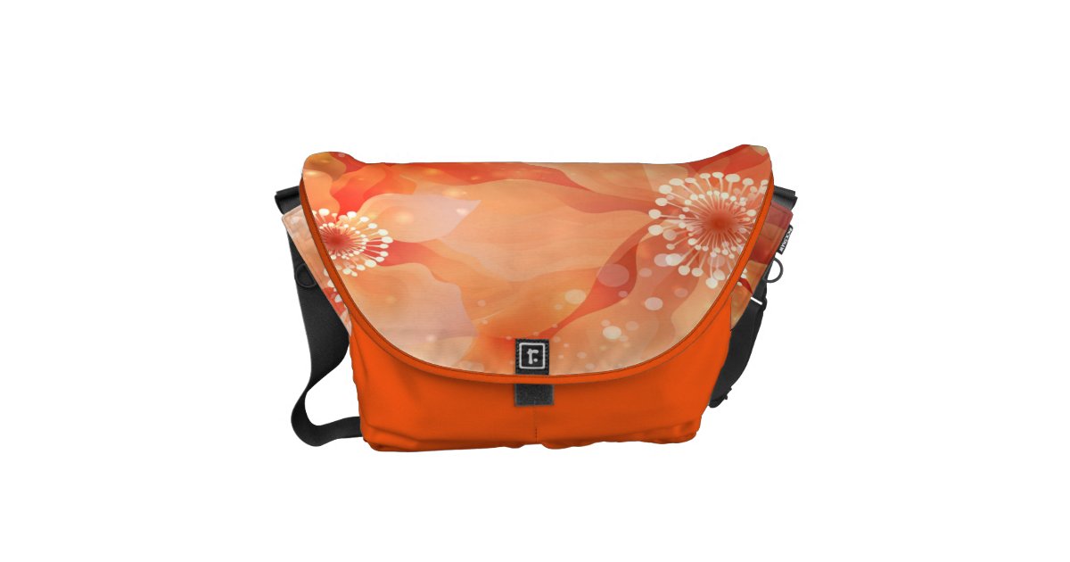 orange flower purse