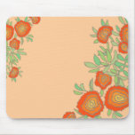 Orange Flowers mousepads