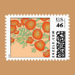 Orange Flowers stamps