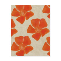 Orange Flowers Postcard