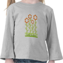 Orange flowers t-shirts