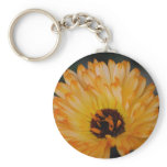 Orange Fluff Keychain