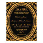 Orange Fluorescent / Neon Wedding Invitations