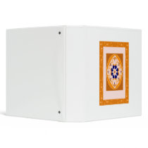 Orange Flying Magic Carpet 3 Ring Binder
