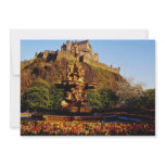 Orange Fountain and tulips, Edinburgh Castle, Scot Personalized Invitations