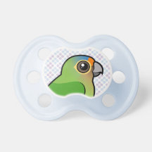 Orange-fronted Parakeet Baby Pacifier