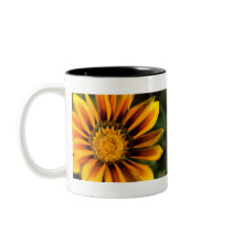 Orange Gazania | Orangefarbene Gazanie mugs by HortusFloridus Orange Gazania | Orangefarbene Gazanie mugs