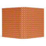 Orange Geometric Binder