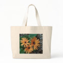 Orange Gerber Daisy Bag by gettingreen Orange Gerber Daisy Bag