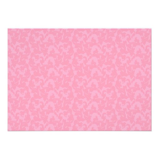 Orange Gerber Pink Floral Bridal Shower Invitation