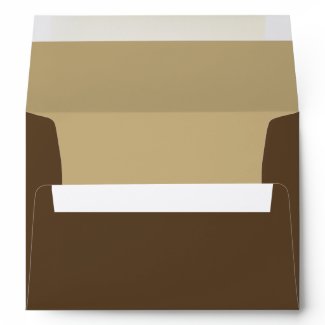 Orange Gerbera Daisy A-7 Size Wedding Envelopes envelope